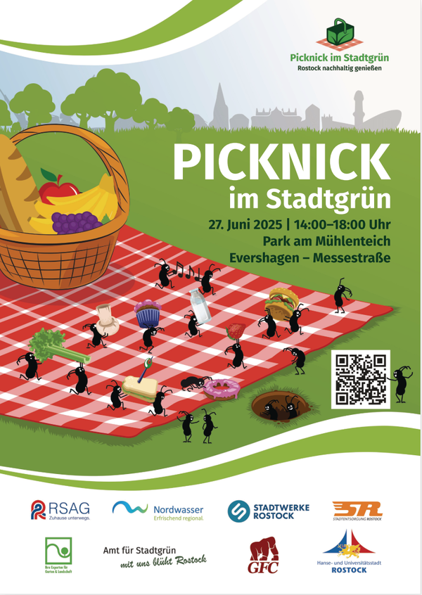 Plakat Picknick im Stadtgrün