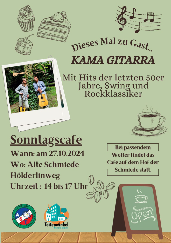 Flyer zum Sonntagscafe