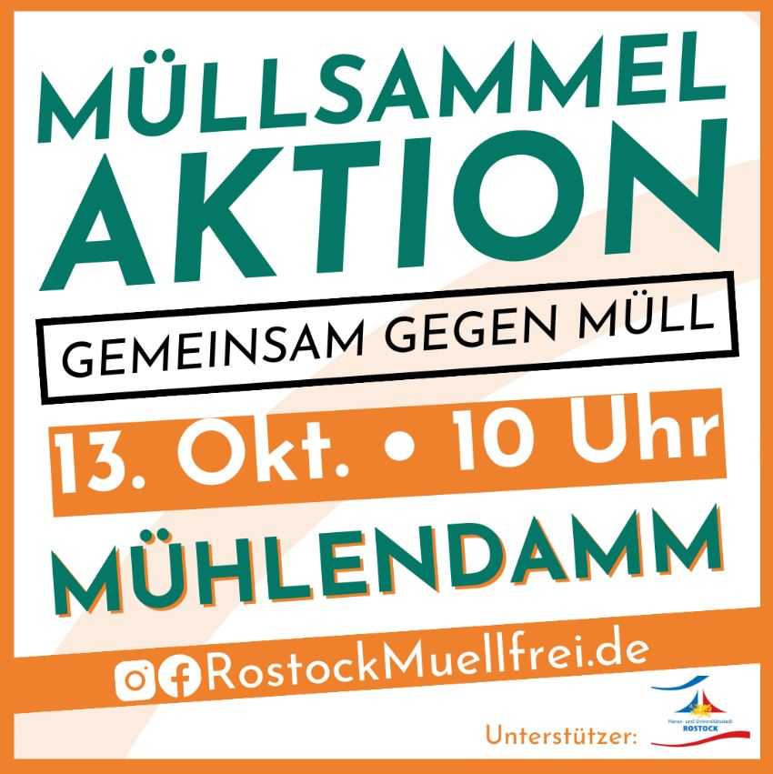 Müllsammelaktion Mühlendamm