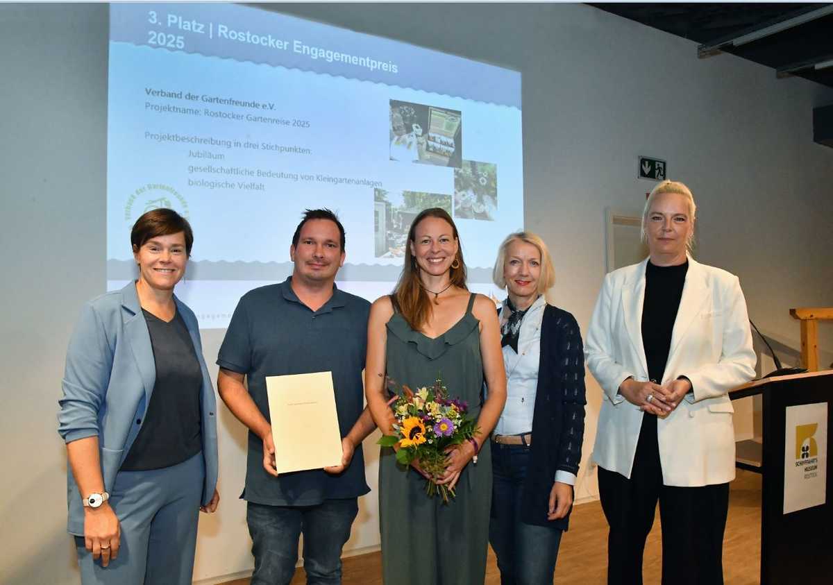 Gruppenfoto 3. Platz Verband der Gartenfreunde