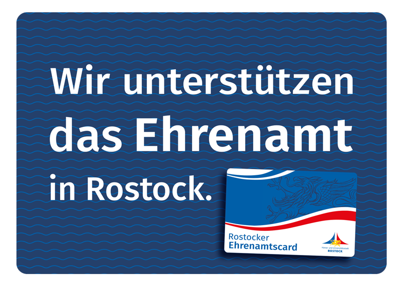 Wir unterstützen das Ehrenamt in Rostock